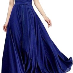 Robe Longue Blanche Baptême Femme image 7 | Soirée Blanche