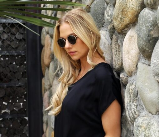 Robe De Plage Blanche Boheme – Image 4