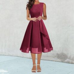 Robe Courte Blanche En Dentelle Sans Manche image 16 | Soirée Blanche