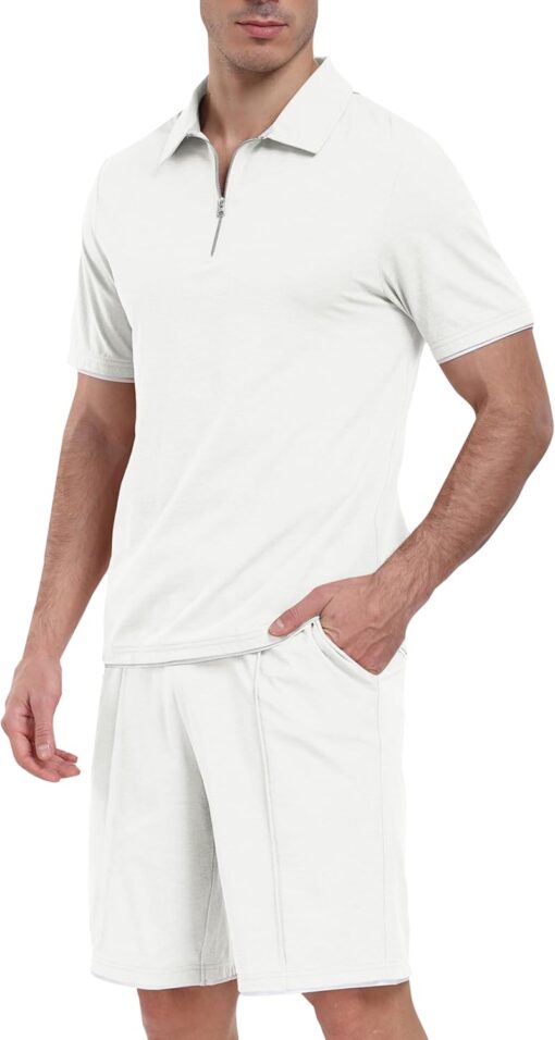 Jinshi Ensemble de Sport Été Jogging Homme – Image 2