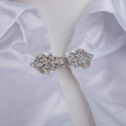 Robe Cape Longue Blanche image 16 | Soirée Blanche