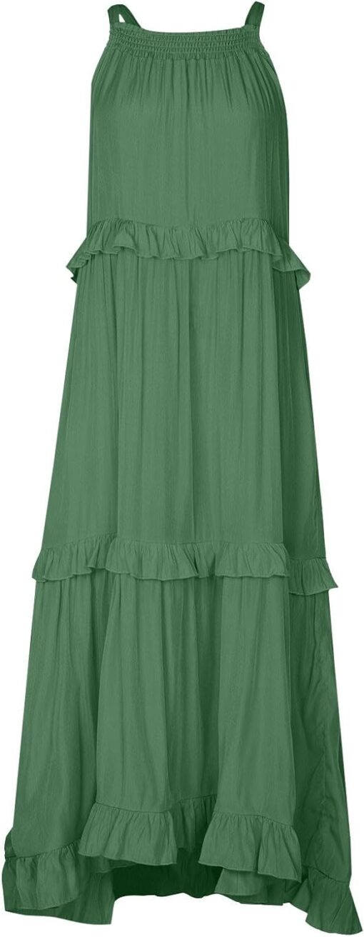 Robe Blanche Boheme Chic Longue – Image 5