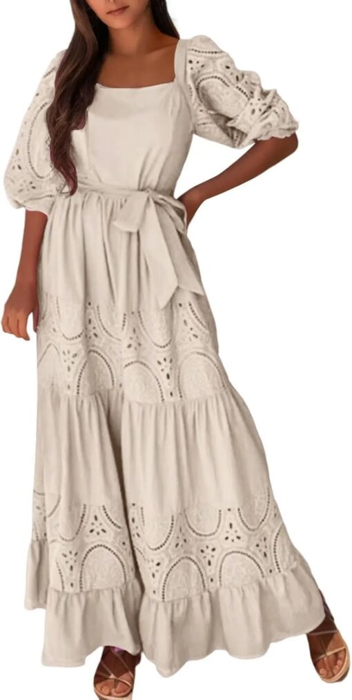 Robe Blanche Été – Image 4