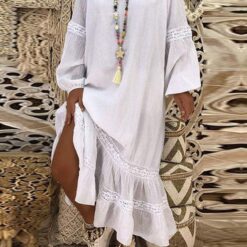 Robe Boheme Blanche Grande Taille image 12 | Soirée Blanche