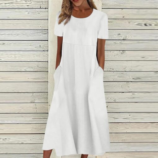 Robe Blanche Été – Image 5