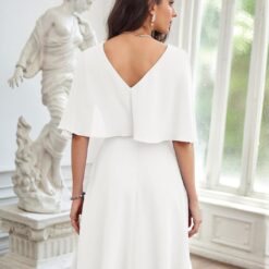 Robe Blanche De Soirée Hivernale image 13 | Soirée Blanche