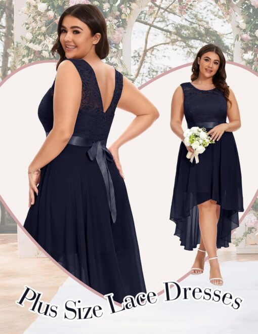 Robe De Mariée Fluide Gros Motifs Floraux – Image 5