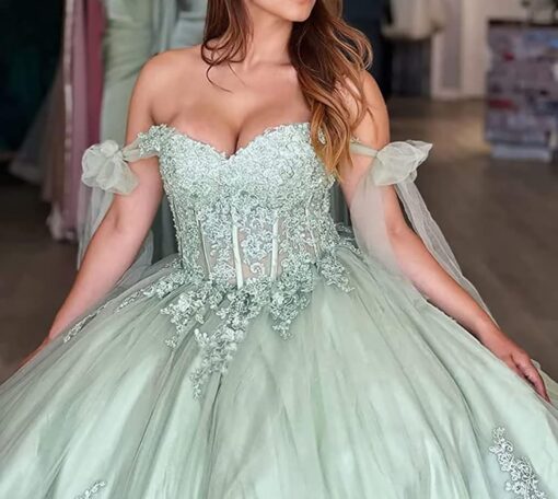 Robe De Mariée Bohème Princesse Blanche – Image 5