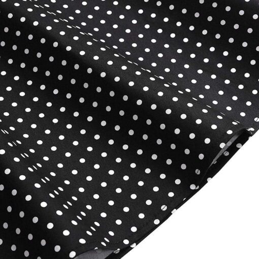Robe De Cocktail Noire Et Blanche – Image 7
