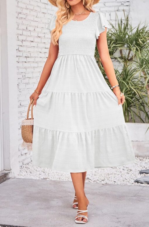 Robe Blanche Été – Image 4