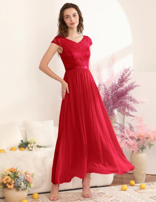 Robe De Mariée Simple Dos Nu – Image 3