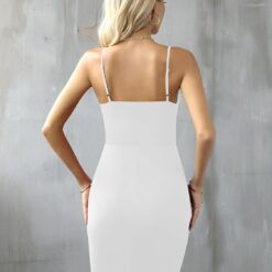 Robe Blanche Courte Décolleté image 11 | Soirée Blanche