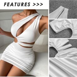 Robe De Soirée Blanche Courte image 12 | Soirée Blanche