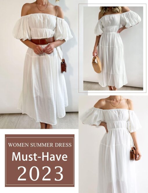 Robe Blanche Été – Image 6