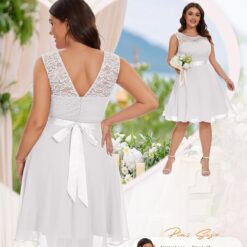 Robe Courte Dentelle Blanche image 16 | Soirée Blanche Robe Courte Dentelle Blanche image 15 | Soirée Blanche