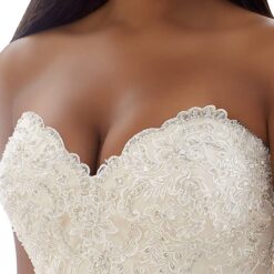 Robe De Mariée Sirène A Manches Longues Blanche image 10 | Soirée Blanche