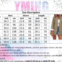 Manteau de Fait Maison Blazer Femme à Manches Longues image 6 | Soirée Blanche