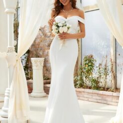 Robe De Soirée Mariage Blanche image 18 | Soirée Blanche