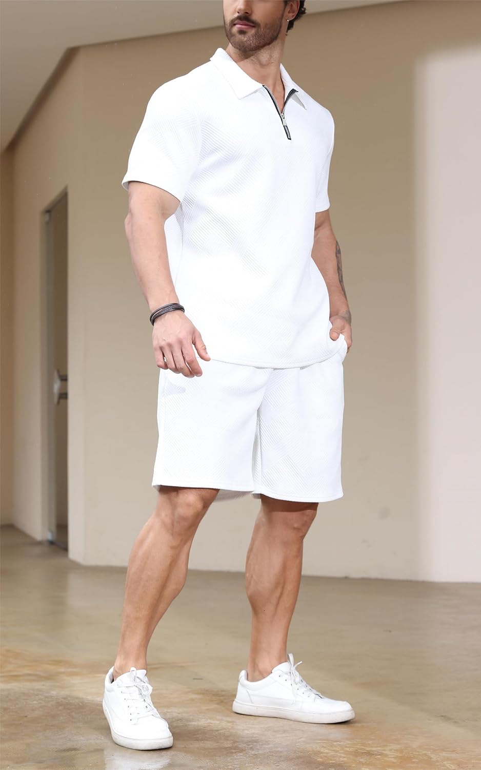 Survêtement Homme 2 Pièces Allviper - Veste Zippée Et Pantalon - Tissu Respirant, Poches, Coupe Confort - Pour Sport, Loisir, Maison