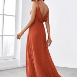 Robe de demoiselle dʼhonneur longue à paillettes rose brillant image 11 | Soirée Blanche Robe de demoiselle dʼhonneur longue à paillettes rose brillant image 10 | Soirée Blanche