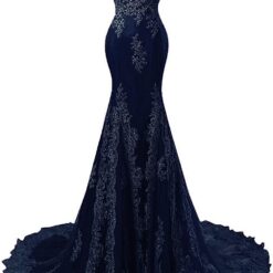 Robe De Mariée Sirène Fendue Blanche image 10 | Soirée Blanche Robe De Mariée Sirène Fendue Blanche image 9 | Soirée Blanche