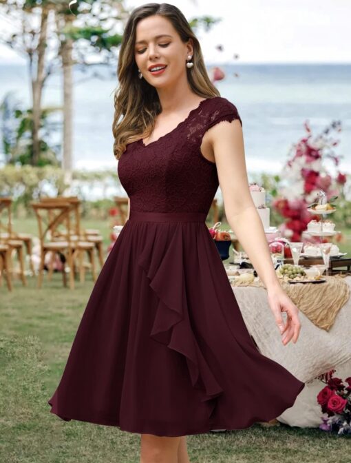 Robe De Mariage Moderne Blanche – Image 4