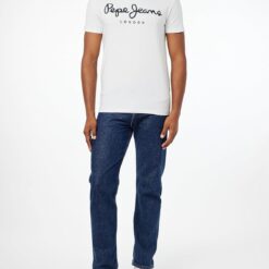 T-shirt d'origine Pepe Jeans à étirement N Homme image 10 | Soirée Blanche T-shirt d'origine Pepe Jeans à étirement N Homme image 9 | Soirée Blanche