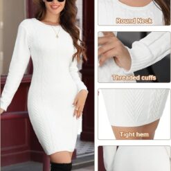 Robe Pull Blanche image 12 | Soirée Blanche