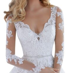 Robe De Mariée Elégante Blanche image 10 | Soirée Blanche