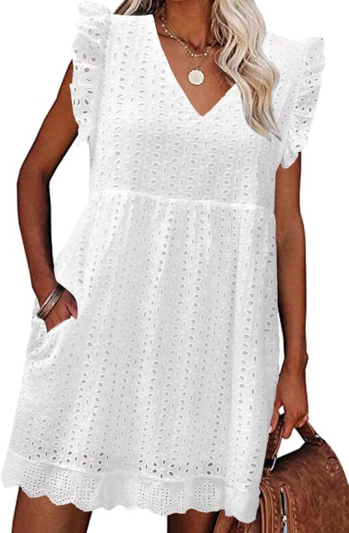 Robe Blanche Été – Image 2