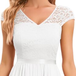 Robe De Soirée Longue Blanche image 16 | Soirée Blanche