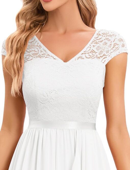Robe De Soirée Longue Blanche – Image 6