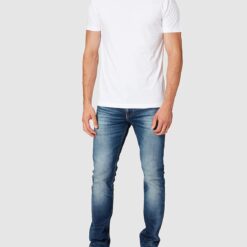 Bâtissez Votre Marque T-Shirt Classique à Col Rond pour Homme image 8 | Soirée Blanche