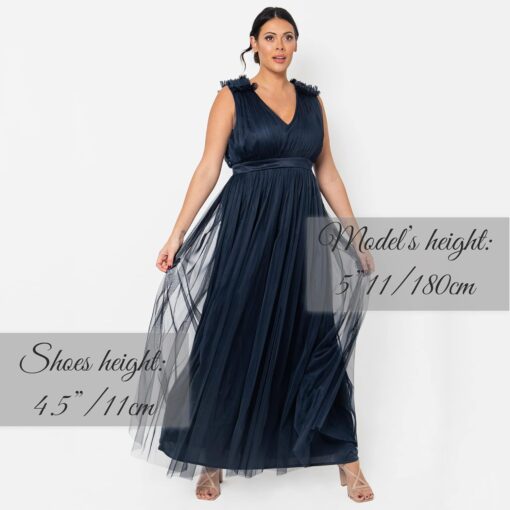 Robe De Mariée Princesse Col V Et Dos Nu – Image 3