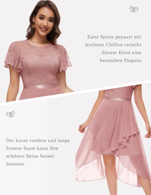 Robe De Mariée Col Cœur Fleurie Blanche – Image 5