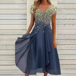 Robe De Soirée Mi Longue Blanche image 12 | Soirée Blanche