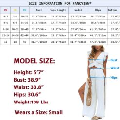 Jumpsuit Été femme, 2 pièces à col V profond image 19 | Soirée Blanche Jumpsuit Été femme, 2 pièces à col V profond image 18 | Soirée Blanche