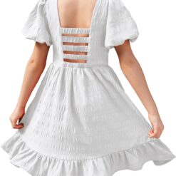 Robe Blanche Boheme Fille image 9 | Soirée Blanche