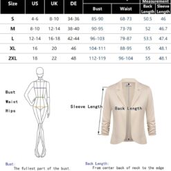 Blazer Élégant pour Femme en 3/4 Manches image 19 | Soirée Blanche Blazer Élégant pour Femme en 3/4 Manches image 18 | Soirée Blanche