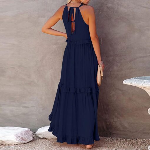 Robe Blanche Boheme Manches Longues – Image 7