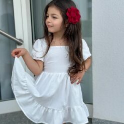 Robe Blanche Boheme Fille image 11 | Soirée Blanche