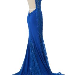 Robe de mariée sirène avec dos en dentelle fantaisie image 12 | Soirée Blanche