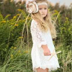 Robe Dentelle Blanche Fille image 14 | Soirée Blanche