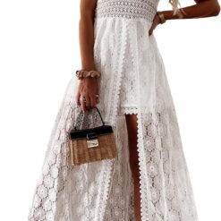 Robe Blanche Longue Boheme Chic image 15 | Soirée Blanche
