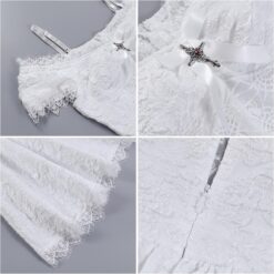 Robe Blanche De Soirée En Velours image 12 | Soirée Blanche