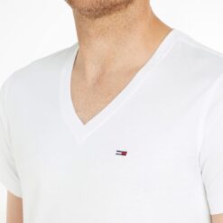 T-shirt Original Tommy Hilfiger Homme en Jersey V-Neck image 12 | Soirée Blanche