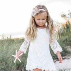 Robe Dentelle Blanche Fille image 18 | Soirée Blanche