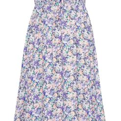 Robe De Soirée Violette Et Blanche image 7 | Soirée Blanche