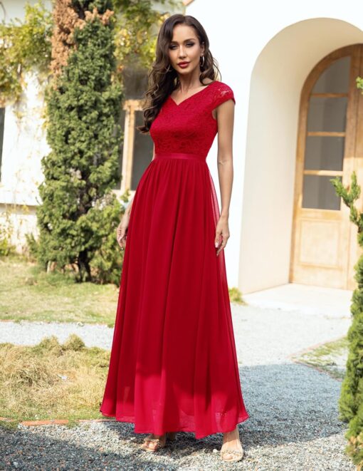 Robe De Mariée Simple Dos Nu – Image 6