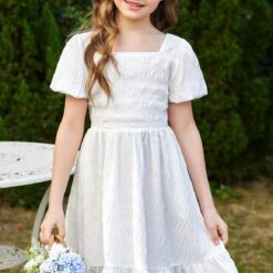 Robe Blanche Boheme Fille image 15 | Soirée Blanche